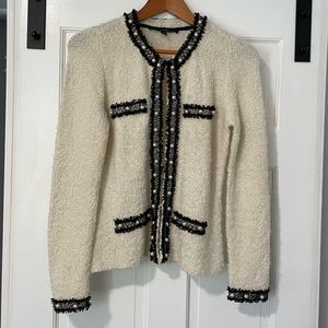 WHBM Embellished Cardigan- Size S